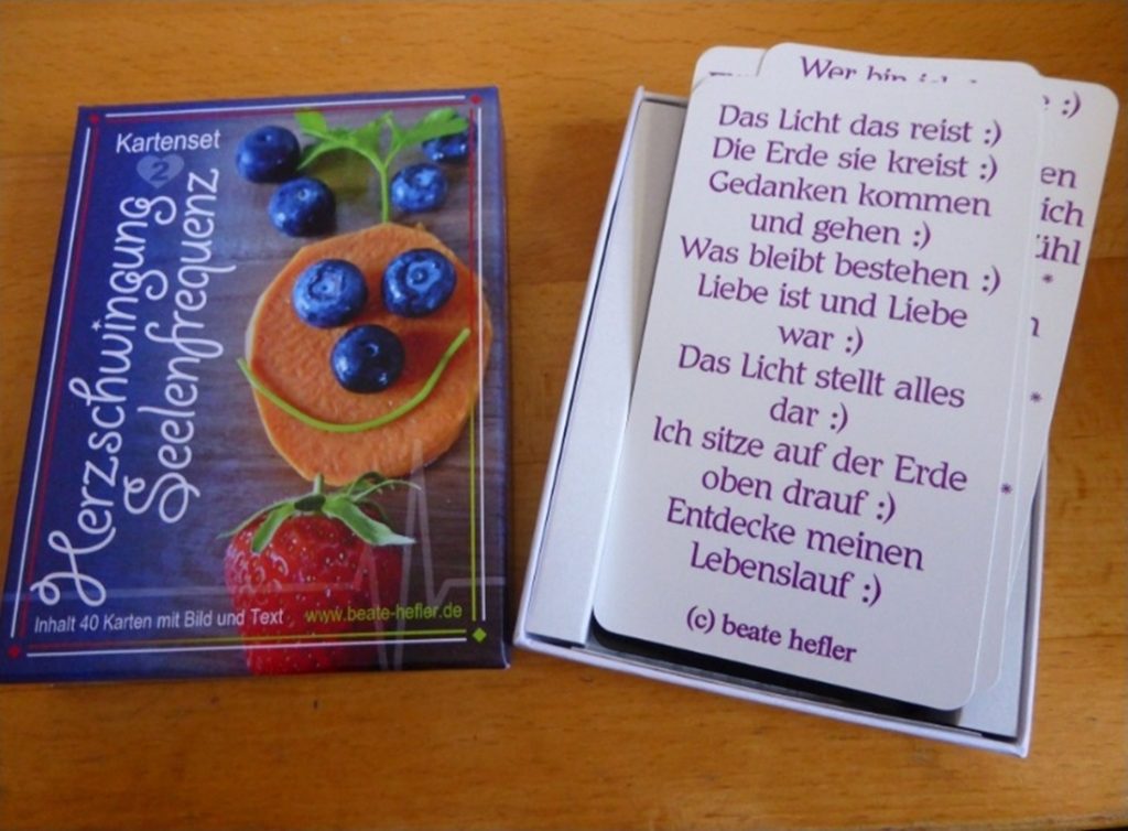 herzschwingungskartenset 2 von beate hefler
